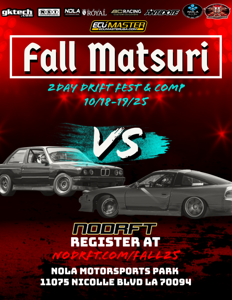 Fall Matsuri 2025 10.18-19 2Day Drift Fest w/Competition