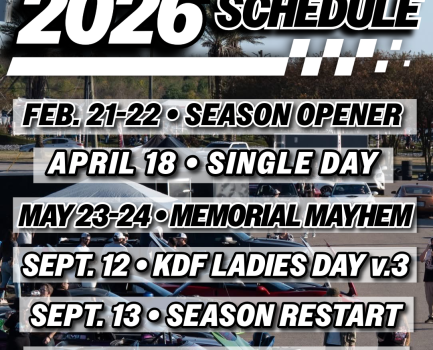 NODRFT 2026 Drift Schedule