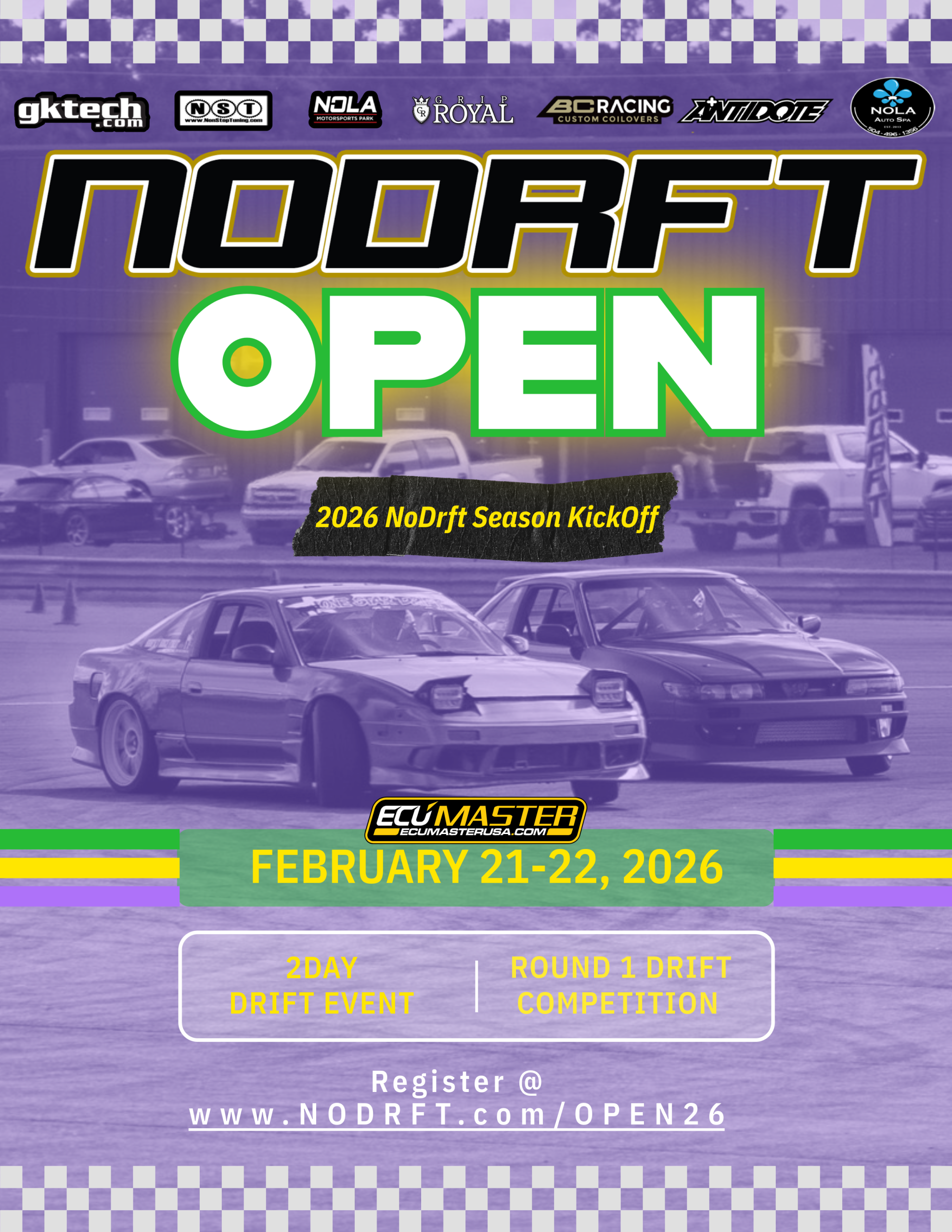 Nodrft Open 2026 Szn Kick Off
